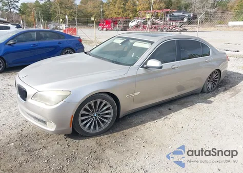 2011 BMW 740Li from USA, damaged, VIN WBAKB4C55BC392814